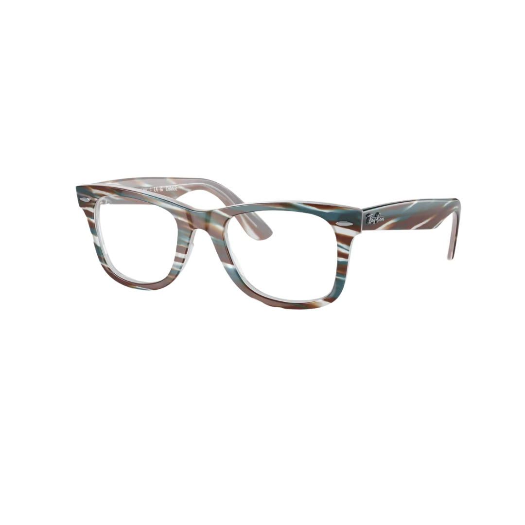 Ray-Ban Change Unisex Light Blue Square Acetate Eyeglasses RB5121F838250