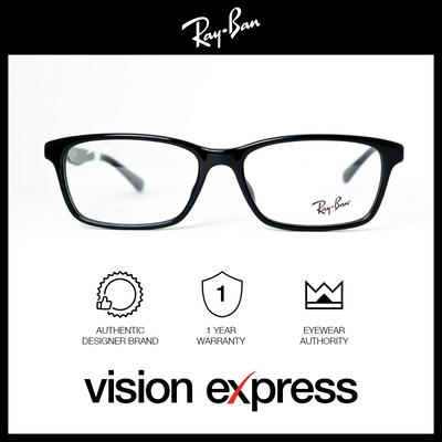 Ray-Ban Unisex Black Plastic Rectangle Eyeglasses RB5318D200055 - Vision Express Optical Philippines