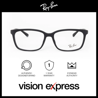 Ray-Ban Unisex Black Plastic Square Eyeglasses RB5319D/2477_55 - Vision Express Optical Philippines