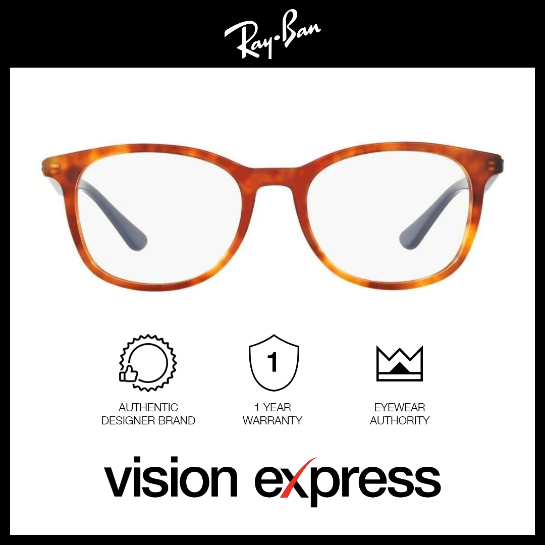 Ray-Ban Women's Orange Plastic Square Eyeglasses RB5356/5609_54 - Vision Express Optical Philippines
