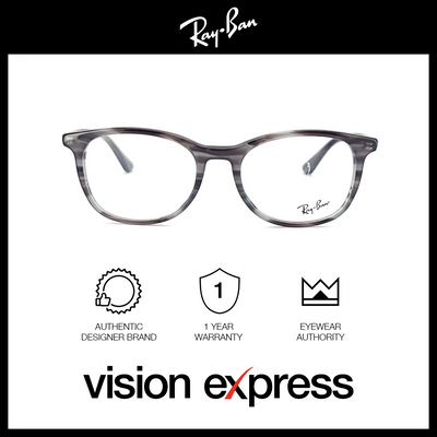 Ray-Ban Unisex Grey Plastic Square Eyeglasses RB5356/8055_54 - Vision Express Optical Philippines
