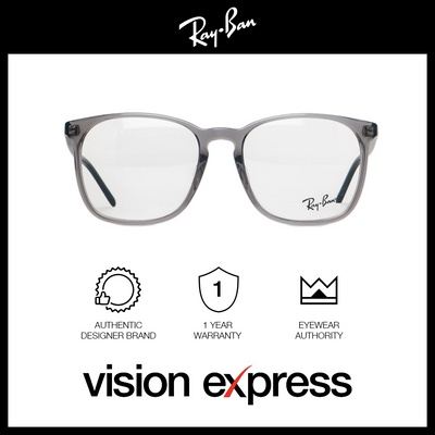 Ray-Ban Unisex Grey Acetate Square Eyeglasses RB5387F814054 - Vision Express Optical Philippines