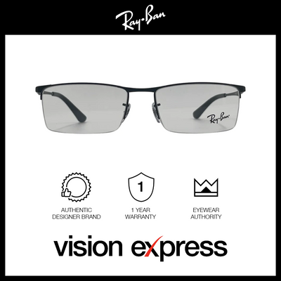 Ray-Ban Men's Black Metal Rectangle Eyeglasses RB6281D/2503 - Vision Express Optical Philippines