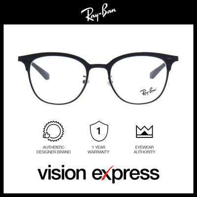 Ray-Ban Unisex Black Metal Square Eyeglasses RB6383D/2894 - Vision Express Optical Philippines