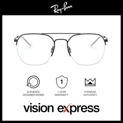Ray-Ban Unisex Black Metal Square Eyeglasses RB6444/2509_53 - Vision Express Optical Philippines