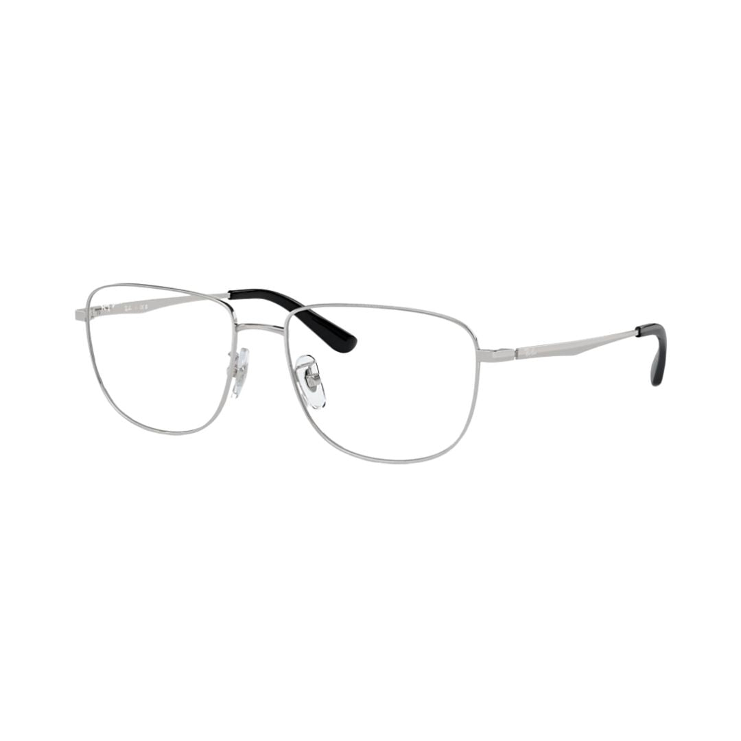 Ray-Ban Silver Metal Pillow Eyeglasses RB6523D250156