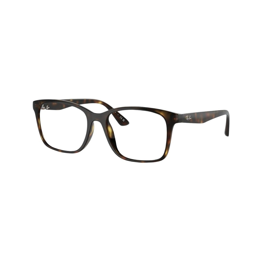 Ray-Ban Havana Plastic Square Eyeglasses RB7059D201255 - Vision Express Optical Philippines