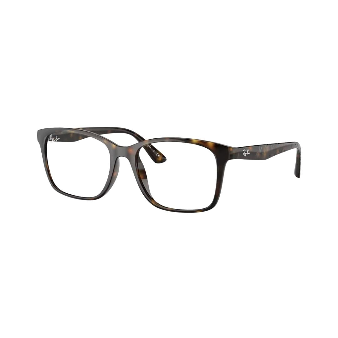 Ray-Ban Matte Havana Plastic Square Eyeglasses RB7059D520055 - Vision Express Optical Philippines