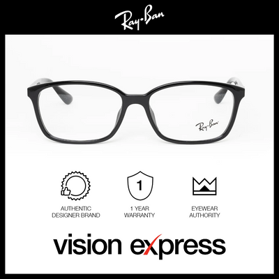 Ray-Ban Unisex Black Plastic Square Eyeglasses RB7094D200055 - Vision Express Optical Philippines