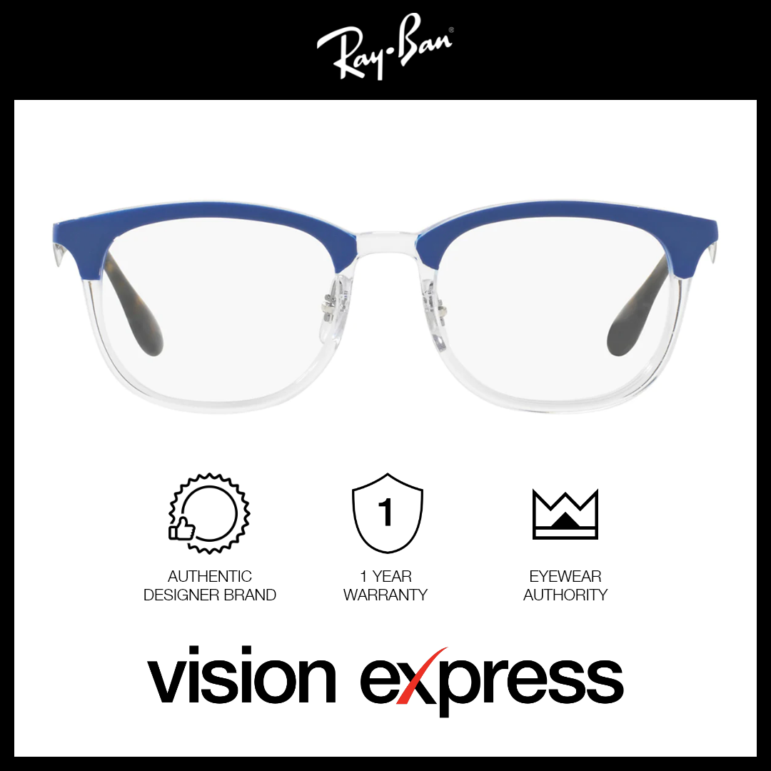 Ray-Ban Unisex Blue Acetate Eyeglasses RB7112/5684 - Vision Express Optical Philippines