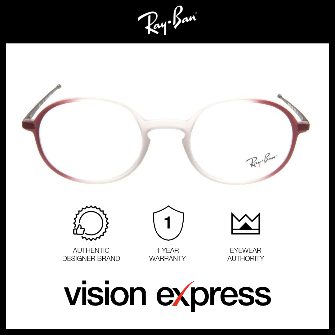 Ray-Ban Unisex Brown Plastic Oval Eyeglasses RB7153/5792_52 - Vision Express Optical Philippines