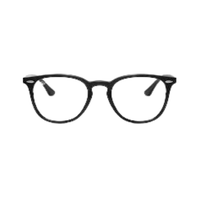 Ray-Ban Unisex Black Irregular Eyeglasses RB7159F/2000_52