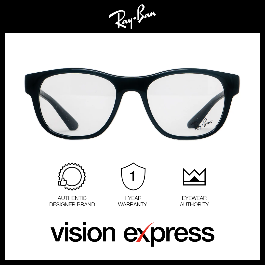 Ray-Ban Unisex Black Plastic Square Eyeglasses RB7191200053 - Vision Express Optical Philippines