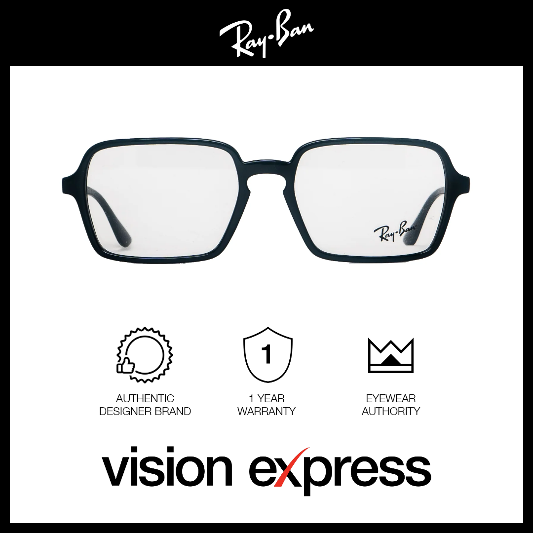 Ray-Ban Unisex Black Plastic Rectangle Eyeglasses RB7198200053 - Vision Express Optical Philippines