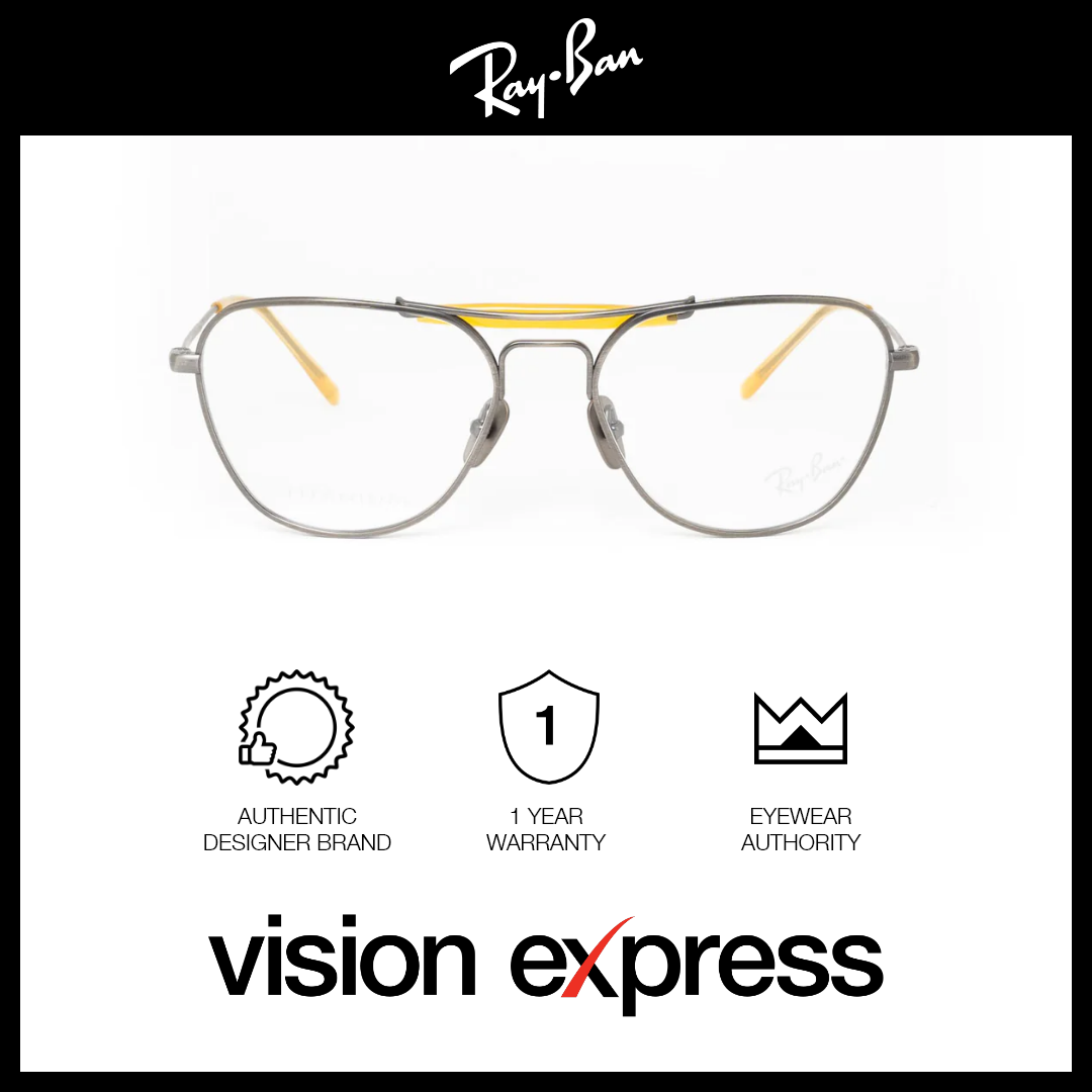 Ray-Ban Women's Gold Titanium Irregular Eyeglasses RB8064V122253 - Vision Express Optical Philippines