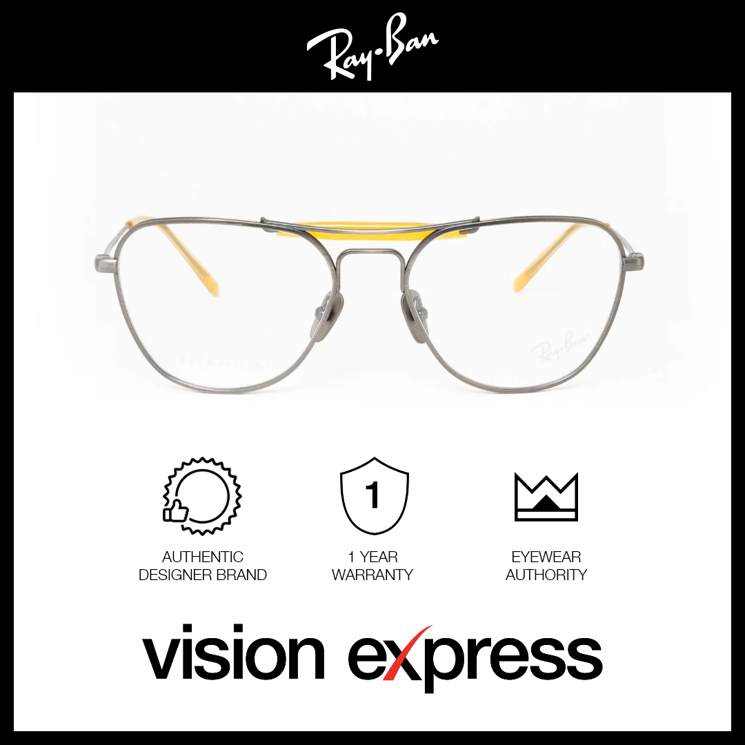 Ray-Ban Women's Grey Titanium Irregular Eyeglasses RB8064V122353 - Vision Express Optical Philippines