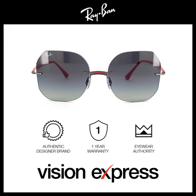 Ray-Ban Women's Silver Metal Irregular Sunglasses RB8067/004/11 - Vision Express Optical Philippines