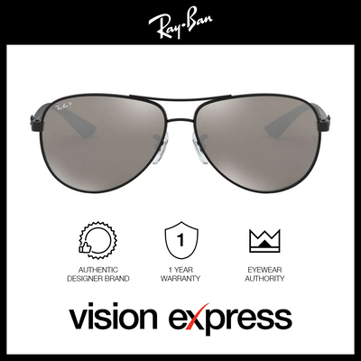 Ray-Ban Unisex Black Carbon Fiber Aviator Sunglasses RB8313/002/K7 - Vision Express Optical Philippines