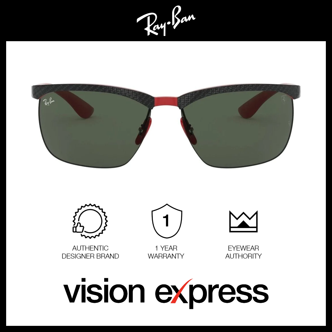 Ray-Ban Unisex Black Metal Rectangle Sunglasses RB8324M/F050/71 - Vision Express Optical Philippines