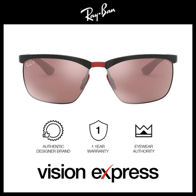 Ray-Ban Unisex Black Metal Rectangle Sunglasses RB8324M/F050/H2 - Vision Express Optical Philippines