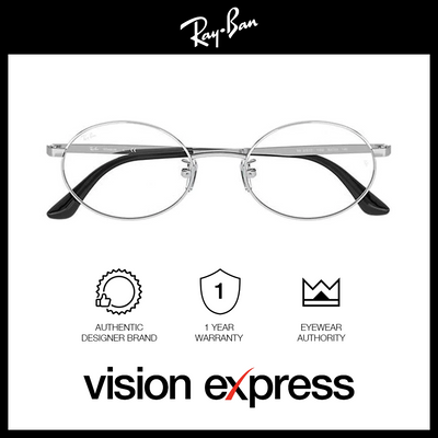 Ray-Ban Unisex Silver Titanium Round Eyeglasses RB8761D/1002_50 - Vision Express Optical Philippines