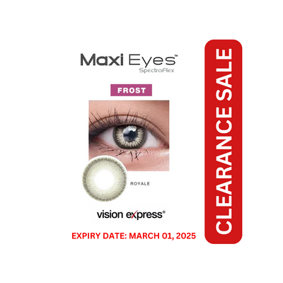 Maxi Eyes "Frost" Colored Graded Contact Lenses - Royale (Near Expiry) (March 01, 2025)