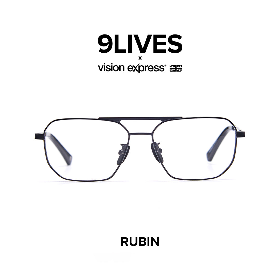 9Lives x Vision Express Rubin in Carbon RUBINBLACK54