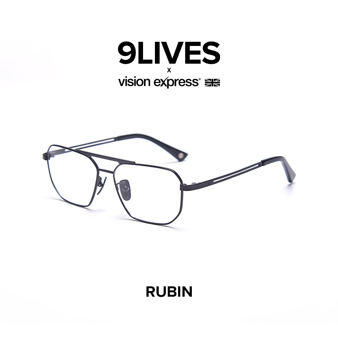 9Lives x Vision Express Rubin in Carbon RUBINBLACK54 - Vision Express Optical Philippines