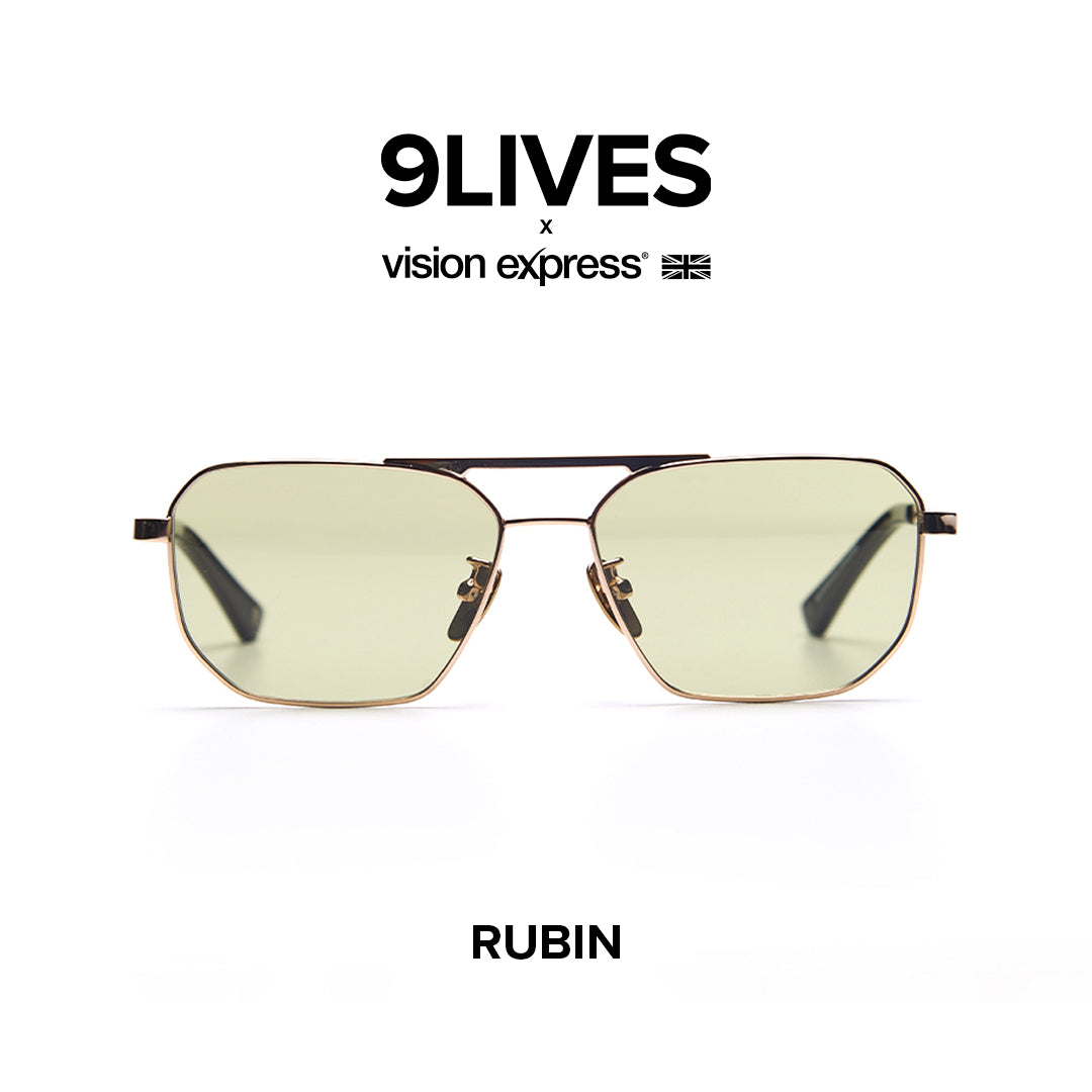 9Lives x Vision Express Rubin in Solar Flare RUBINGOLD54GRN - Vision Express Optical Philippines