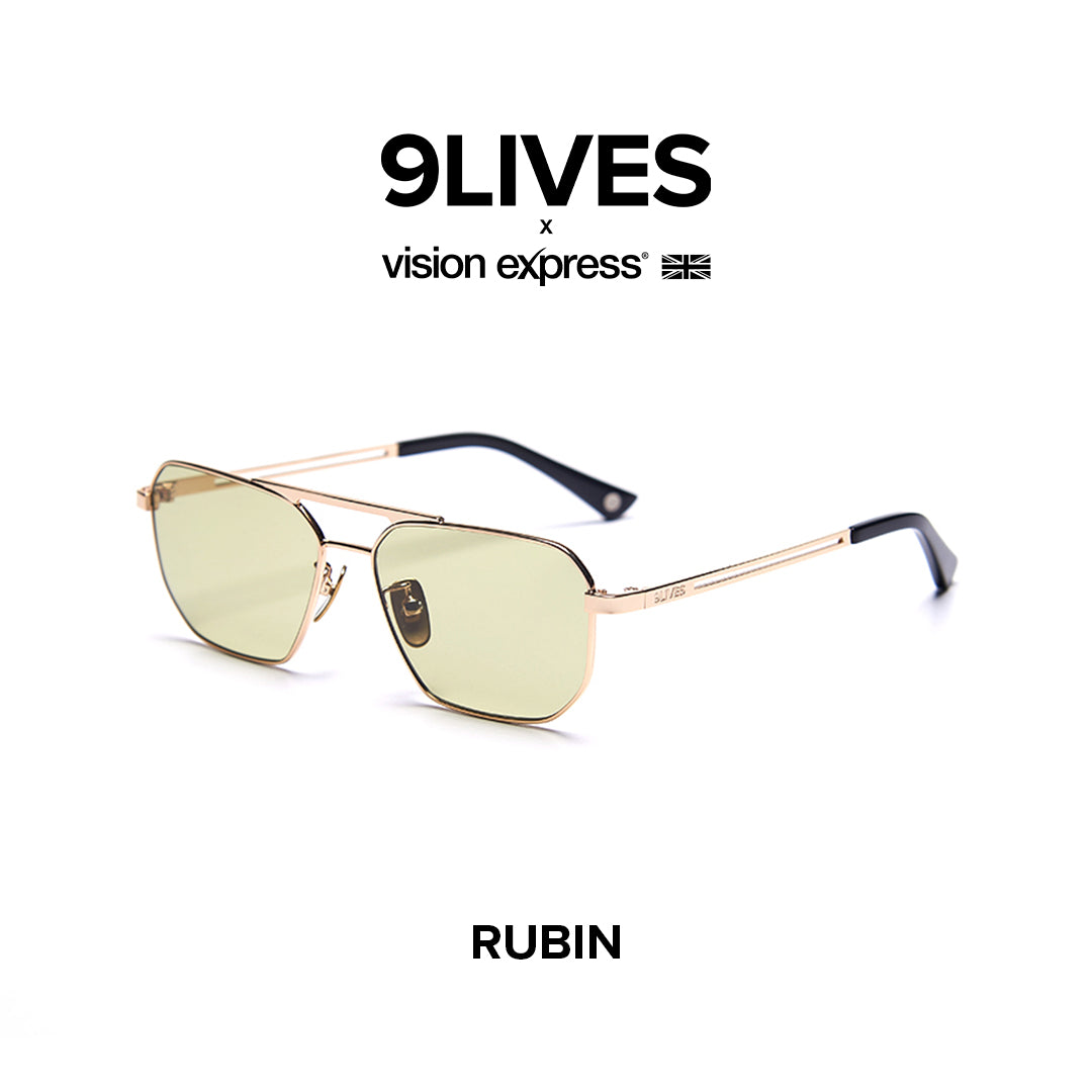 9Lives x Vision Express Rubin in Solar Flare RUBINGOLD54GRN - Vision Express Optical Philippines