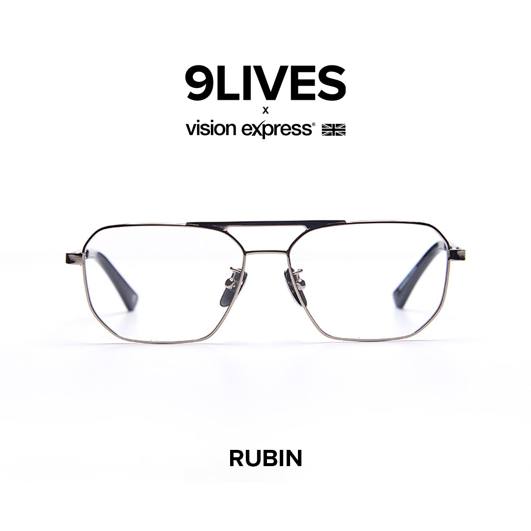9Lives x Vision Express Rubin in Slate RUBINSILVER54 - Vision Express Optical Philippines