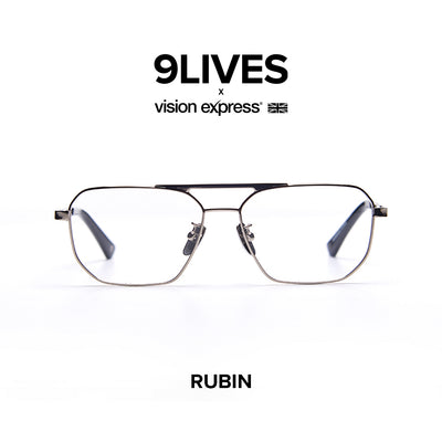 9Lives x Vision Express Rubin in Slate RUBINSILVER54