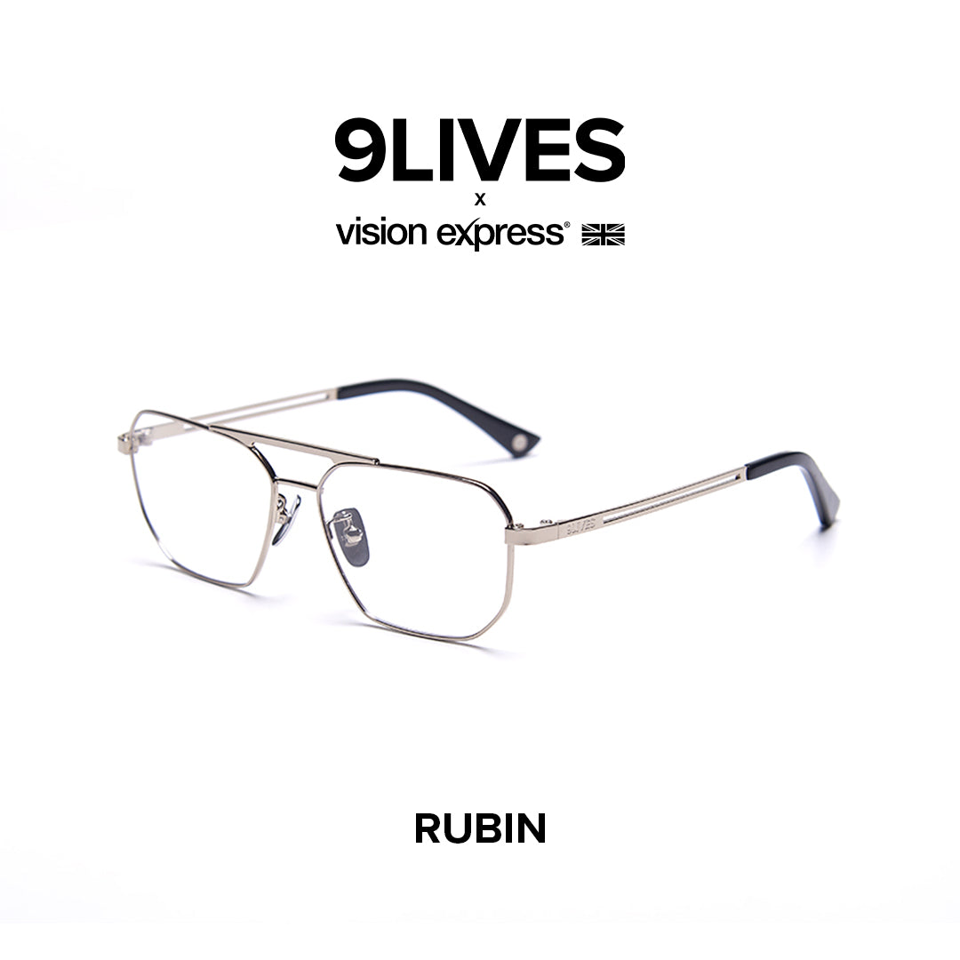 9Lives x Vision Express Rubin in Slate RUBINSILVER54 - Vision Express Optical Philippines