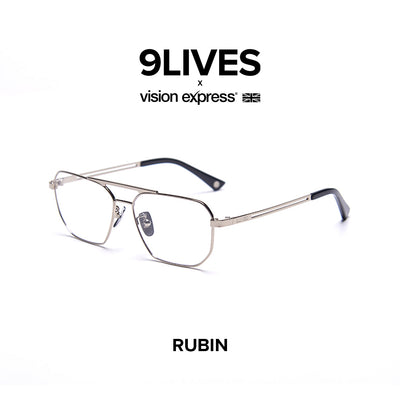 9Lives x Vision Express Rubin in Slate RUBINSILVER54