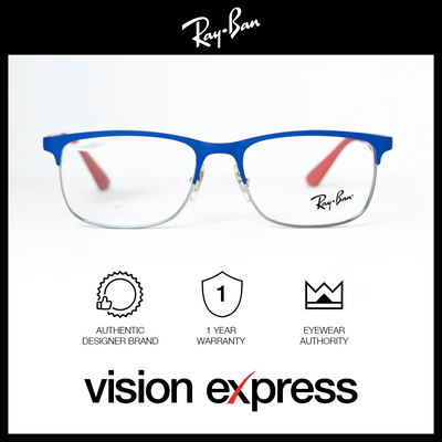 Ray-Ban Kids Blue Metal Square Eyeglasses RY1052/4057_49 - Vision Express Optical Philippines