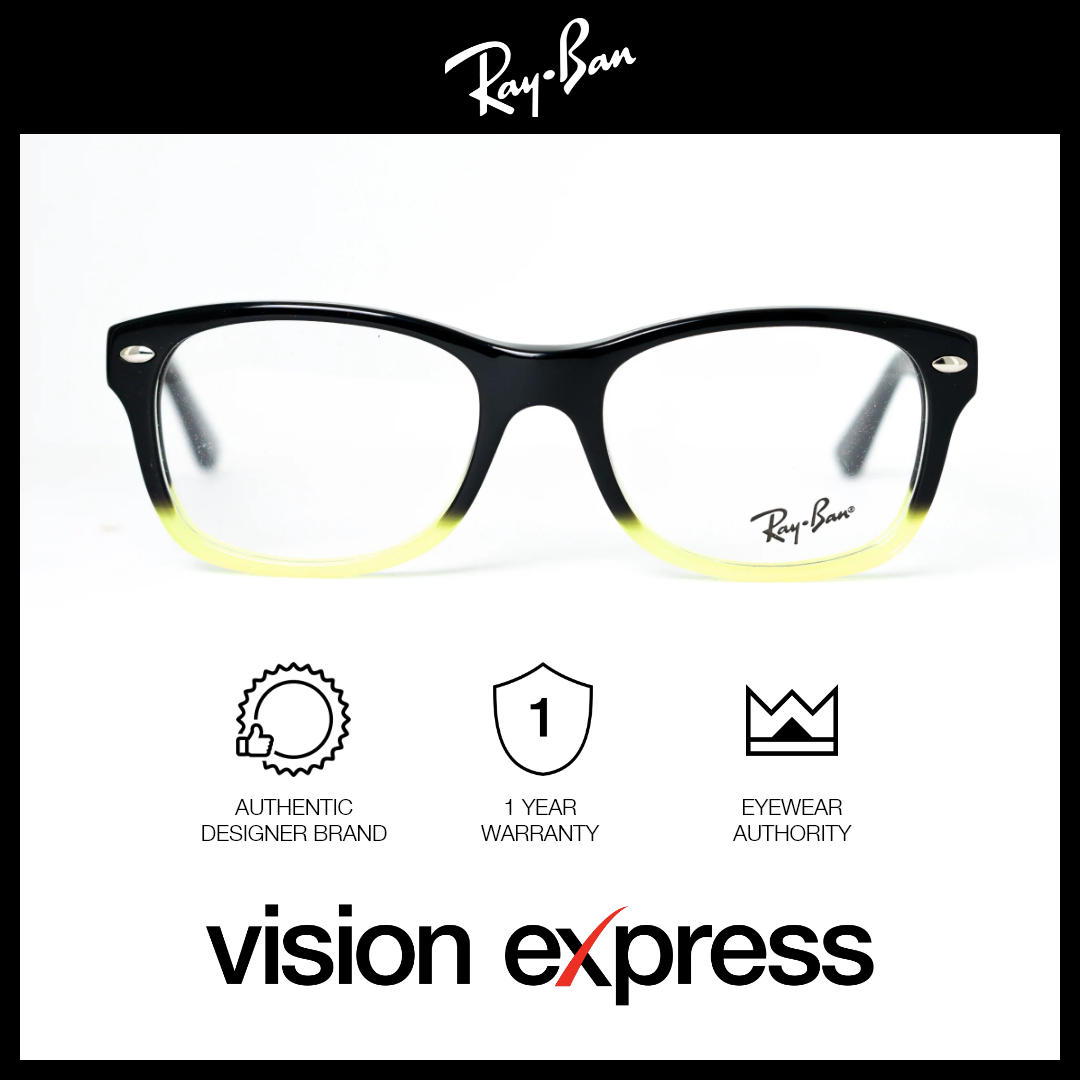 Ray-Ban Kids Black Plastic Square Eyeglasses RY1528/3594_48 - Vision Express Optical Philippines