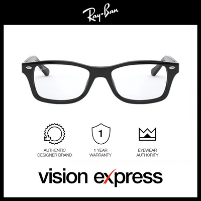 Ray-Ban Kids Black Plastic Irregular Eyeglasses RY1531/3749_46 - Vision Express Optical Philippines