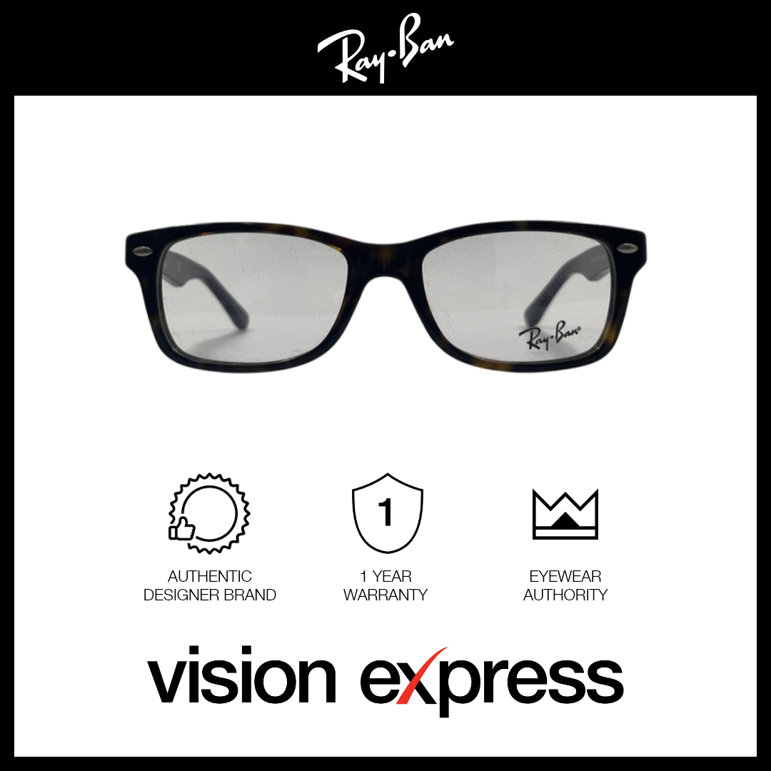 Ray-Ban Kids Brown Plastic Square Eyeglasses RY1531/3750_48 - Vision Express Optical Philippines