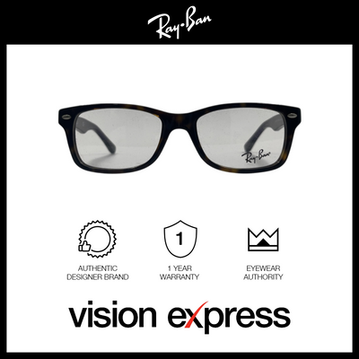 Ray-Ban Kids Brown Plastic Square Eyeglasses RY1531/3750_48 - Vision Express Optical Philippines
