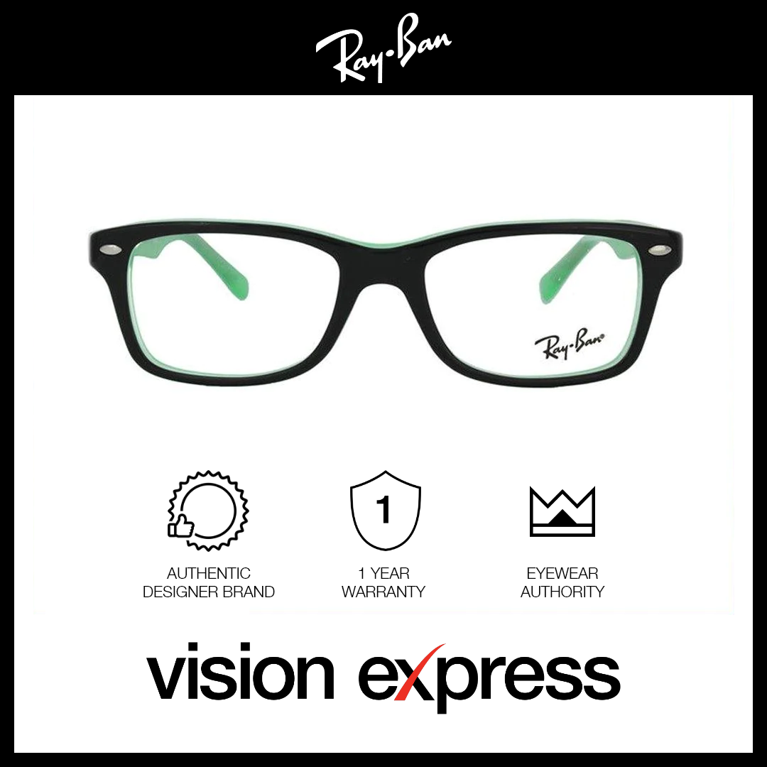 Ray-Ban Kids Black Plastic Irregular Eyeglasses RY1531/3764_48 - Vision Express Optical Philippines