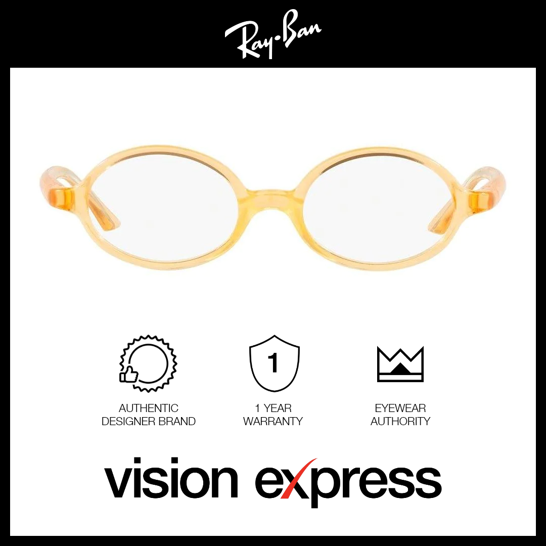Ray-Ban Kids Yellow Plastic Oval Eyeglasses RY1545/3771_42 - Vision Express Optical Philippines
