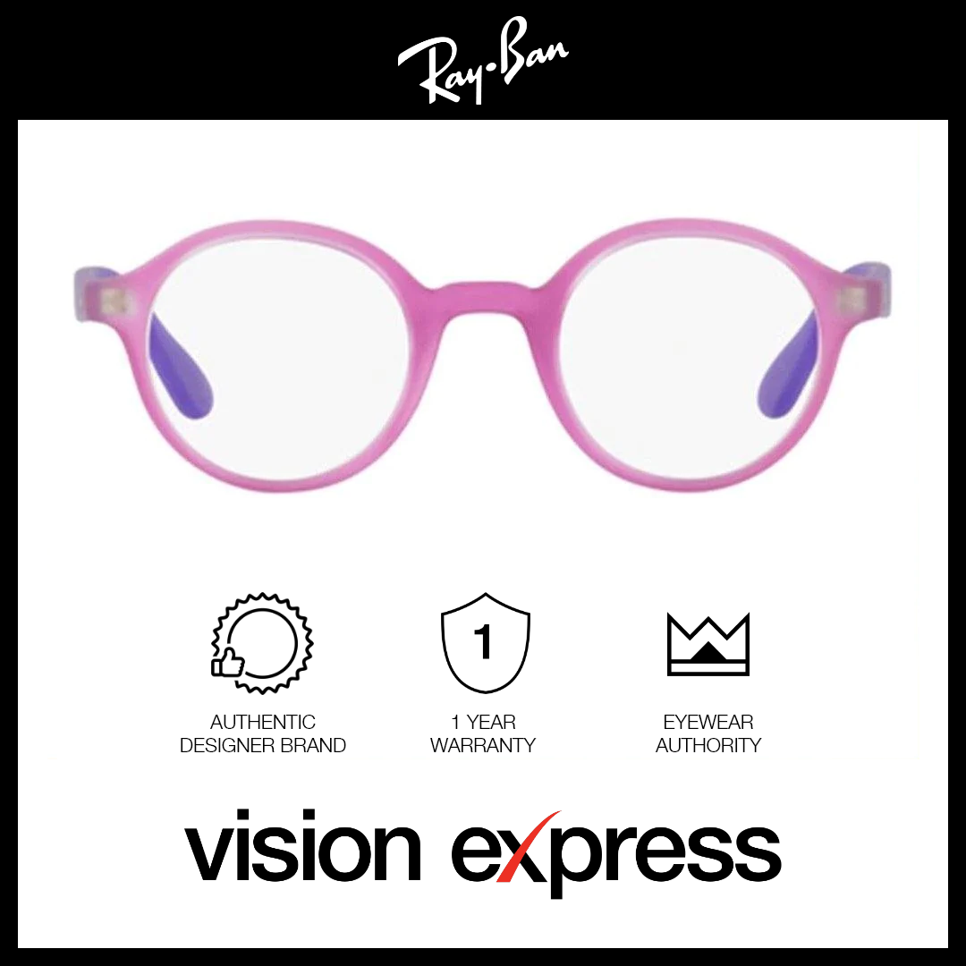 Ray-Ban Kids Purple Plastic Round Eyeglasses RY1561/3672_39 - Vision Express Optical Philippines