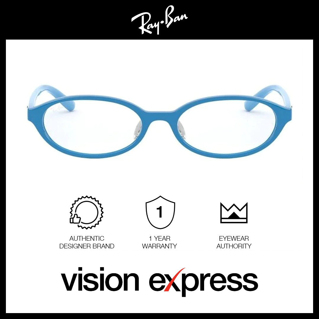 Ray-Ban Kids Blue Plastic Oval Eyeglasses RY1566D/3711_50 - Vision Express Optical Philippines