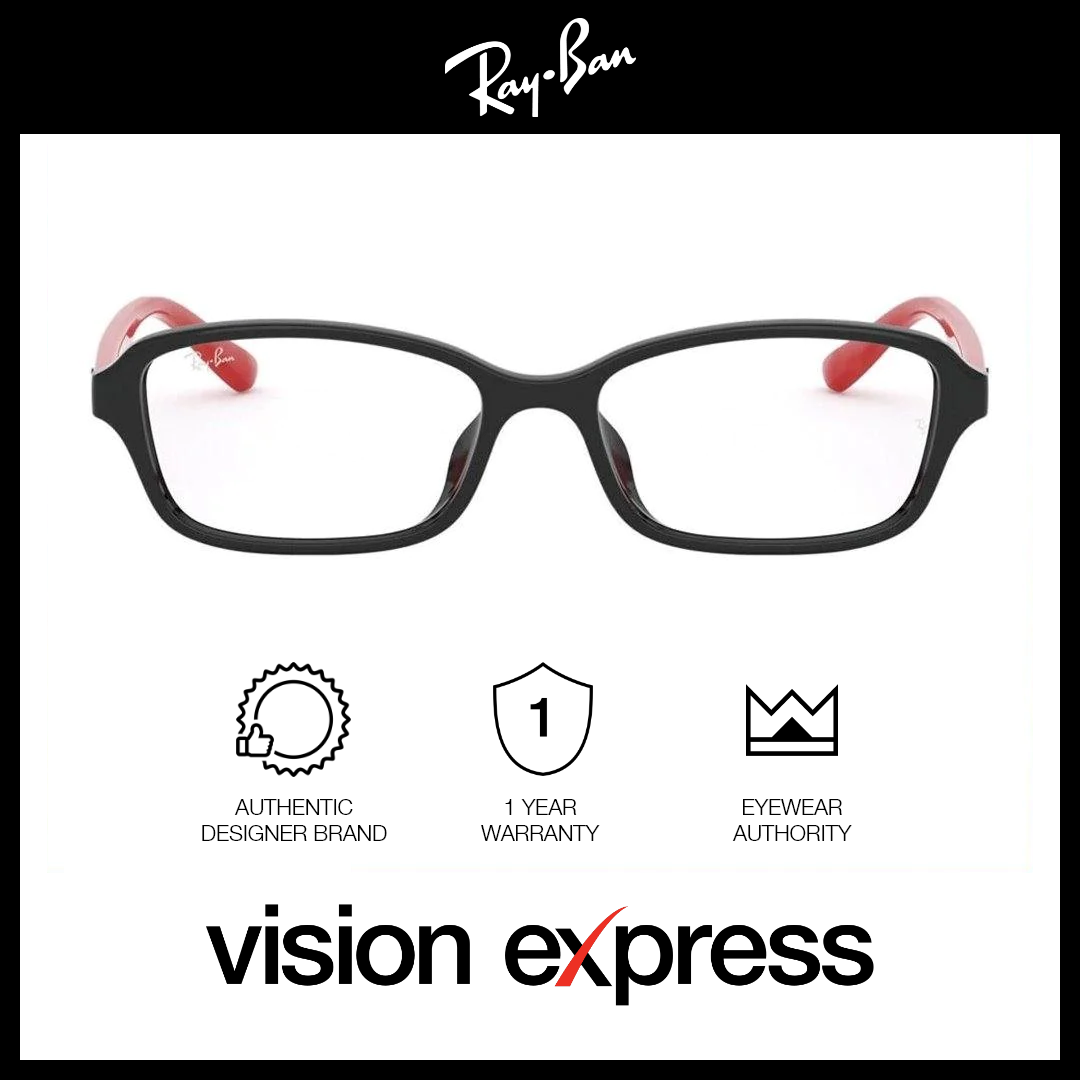Ray-Ban Kids Black Plastic Irregular Eyeglasses RY1569D/3707_49 - Vision Express Optical Philippines