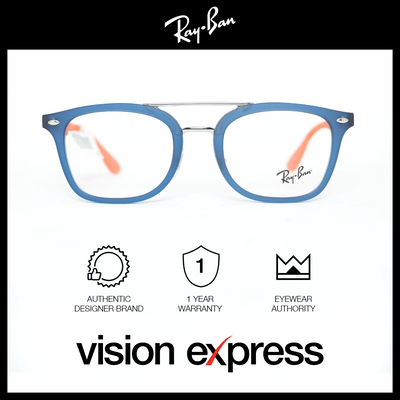 Ray-Ban Kids Blue Plastic Square Eyeglasses RY1585/3780_47 - Vision Express Optical Philippines