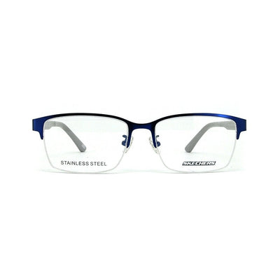 Skechers Men's Blue Metal Rectangle Eyeglasses SE 3242D/085