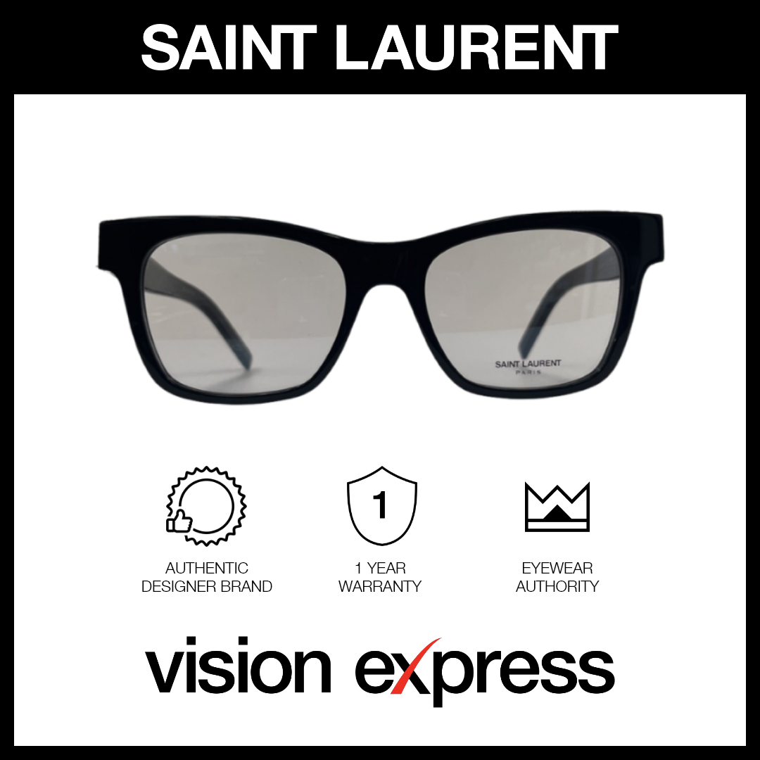 Saint Laurent Women's Black Bio-Acetate Cat Eye Eyeglasses SLM11800152 - Vision Express Optical Philippines