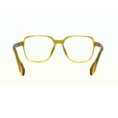 Tony Morgan Unisex Yellow Acetate Square Eyeglasses TMAMARIYLW56 - Vision Express Optical Philippines