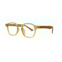 Tony Morgan Unisex Yellow Acetate Round Eyeglasses TMSOLYLW48 - Vision Express Optical Philippines