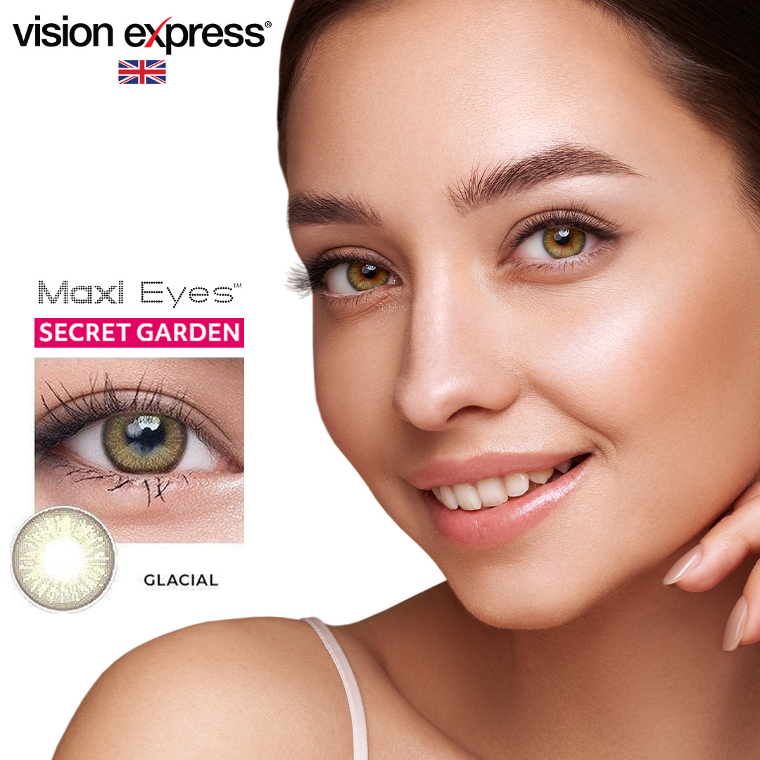 Maxi Eyes Secret Garden Series *NEW* Colored Contact Lenses (Glacial, Pixie, Nymph Fairy Blue) - Vision Express Optical Philippines